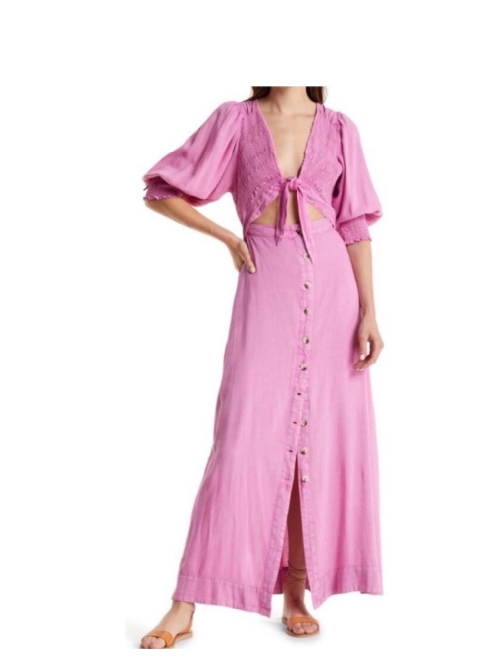 Free people string of hearts maxi dress